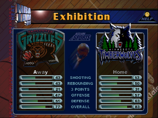 NBA Jam 99 screenshot 5 for Nintendo 64